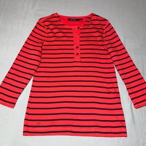 NWOT LAUREN RALPH LAUREN - Button Up Striped Top
